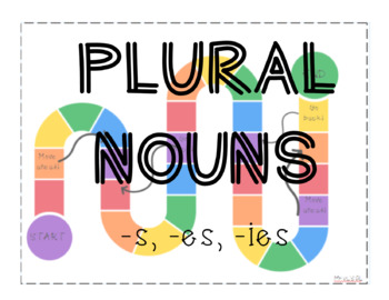 Preview of Plural Noun Board Game