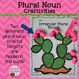 Plural Noun Speech Therapy Craft for Regular Irregular Pos