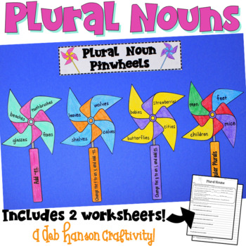 plural nouns craftivity by deb hanson teachers pay teachers