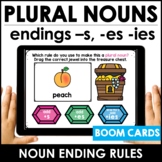 Plural Noun Spelling Rules BOOM CARDS™ -for Regular nouns 