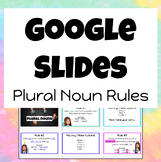 Plural Noun Rules Interactive Google Slide