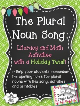 Preview of Plural Noun Song with Activities