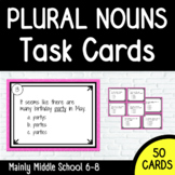 Plural Noun TASK CARDS