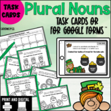 Plural Noun Task Cards | St. Patrick's Day Themed