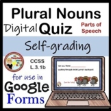 Plural Nouns Google Forms Quiz Digital Grammar Activity