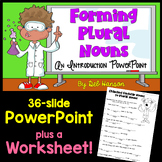 Plural Nouns PowerPoint and Worksheet