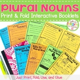Plural Nouns Rules - Plural Nouns Interactive Notebook (Booklet)