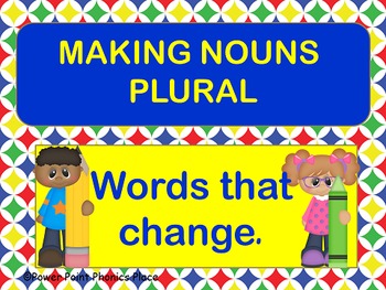 plural change nouns spelling words