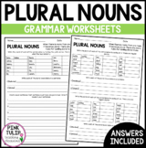 Plural Nouns Worksheets - No Prep Printables
