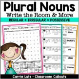 Plural Nouns Write the Room,  Worksheets & Activities