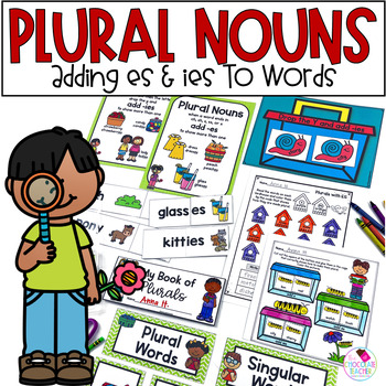 singular and plural nouns adding es ies grammar worksheets activities