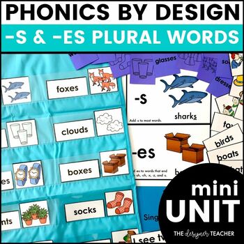 Preview of Plural Words with Inflectional Endings -S & -ES Mini Unit: Lessons & Activities