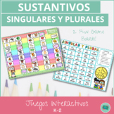 Plural and Singular Nouns in Spanish - Board Games