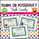 Plural or Possessive Task Cards | Print and Digital