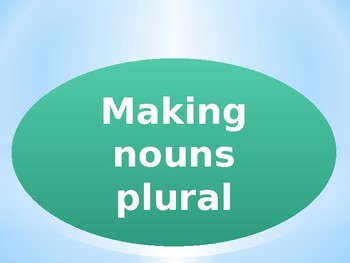 Preview of Plurals