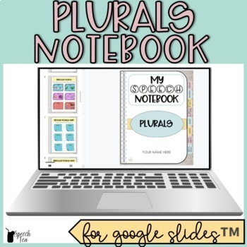 Preview of Plurals Digital Interactive Notebook Activities