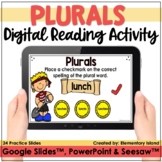Plurals -s, -es, -ies Digital Task Cards | Seesaw™ PowerPo