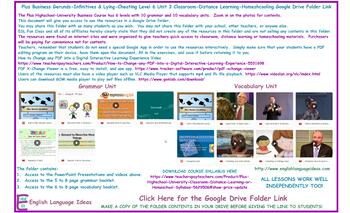 Preview of Plus-Gerunds-Infinitives & Lying-Cheating Distance Learning Google Links