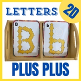 Plus Plus Blocks Task Cards, Kindergarten Literacy Center,