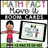 Plus Three Addition Math Facts Boom Cards™ -  Distance Learning