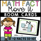 Plus Two Addition Math Facts Boom Cards™ -  Distance Learning