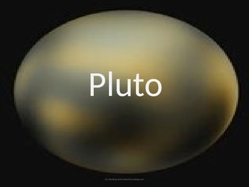Preview of Pluto - Dwarf Planet - Power Point - Information Facts Pictures