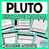 Pluto Escape Room Stations - Reading Comprehension Activit