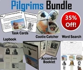 Plymouth Colony Task Cards & Activities Bundle: Indians, P