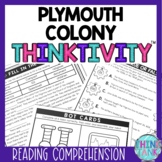 Plymouth and Mayflower Thinktivity™ Reading Comprehension 