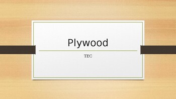 Preview of Plywood Basics - Construction and Building Trades