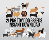 Png Toy Dog Breeds Clipart Bundle, Hand Drawn Small Dog Il