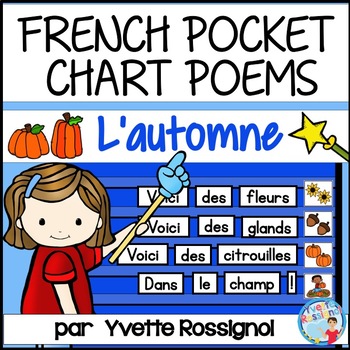 Preview of Poèmes pour l'automne et la rentrée | French Fall Pocket Chart Poems