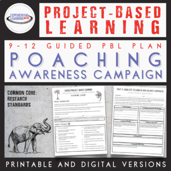 Preview of Poaching Awareness Campaign: Environmental Science Project Based Learning