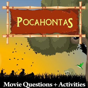 Preview of Pocahontas Movie Guide + Activities | Answer Key Included