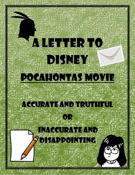 Preview of Pocahontas Saves John Smith Primary Source Letter Activity