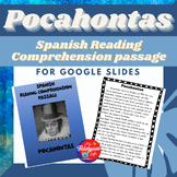 Pocahontas - Spanish Biography Activity Google Slides - Wo