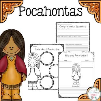 Preview of Pocahontas for Primary Grades