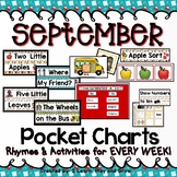 Pocket Chart Center for September - Songs Rhymes and Activities