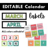 Pocket Chart Calendar Labels | EDITABLE | Classroom Calendar