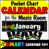Pocket Chart Calendar for the Music Class Back to School B