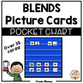Pocket Chart Center - Blends Picture Cards Sort