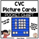 Pocket Chart Center - CVC Picture Cards Sort