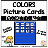 Pocket Chart Center - Colors Picture Cards Sort