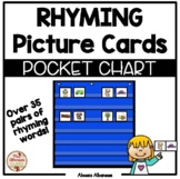 Pocket Chart Center - Rhyming Words Picture Cards Sort