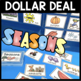 Pocket Chart Center - Seasons - Picture Cards - Spanish - 