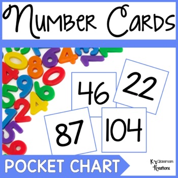 Hundreds Pocket Chart Replacement Cards