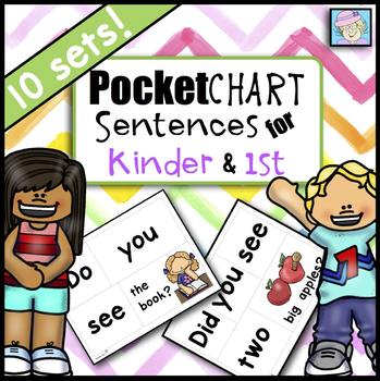 kindergarten pocket chart printables