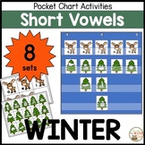 Pocket Chart Sorts Winter Short Vowels CVC Phonemes Scienc