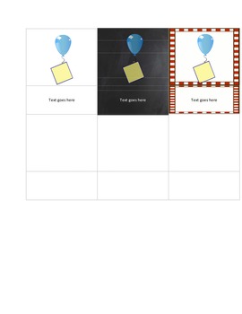 Preview of Pocket Chart Templates -- Montessori 3-Part Cards