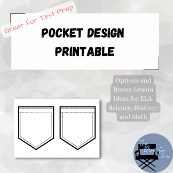 Pocket Design Printable by The Director Chair | TPT